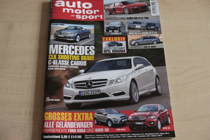 Deckblatt Auto Motor und Sport (09/2008)